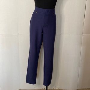 Michael Kors Women’s Blue Pull On Pants Size XL NWT.